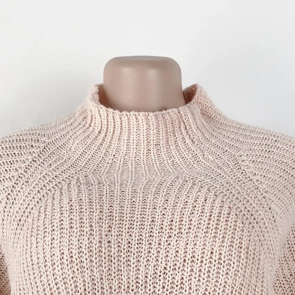 Women’s Dark Gray Turtleneck Long Sweater Dress – Warm Winter Knit - Picture 5 of 9